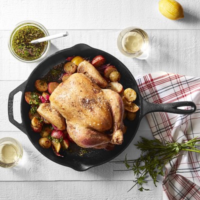 Lodge Chef Collection Cast Iron Frying Pan Williams Sonoma