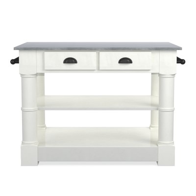 Barrelson Single Italian Basalt Top Kitchen Island | Williams Sonoma