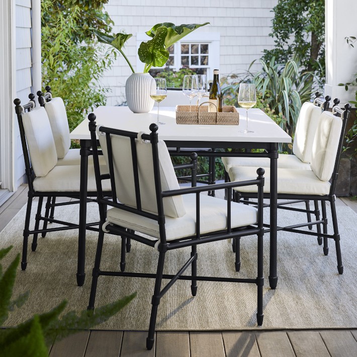 Calistoga Outdoor Fiberstone Dining Table