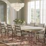 Jonathan Charles Synodic Swedish Extendable Round Dining Table