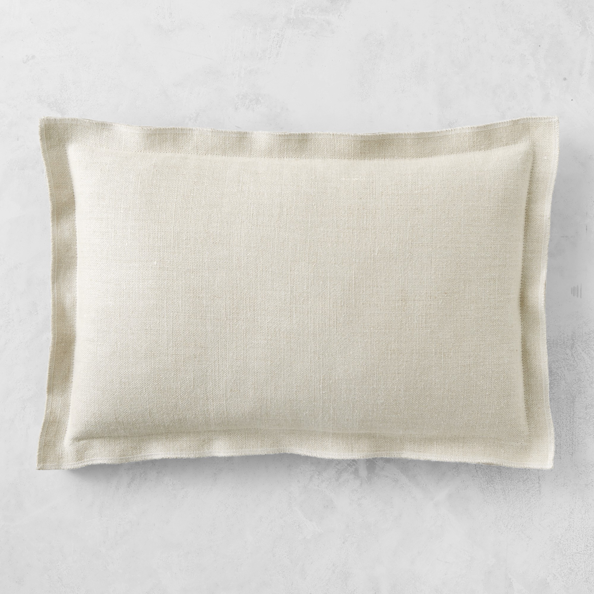 Double Flange Belgian Linen with Libeco™ Pillow Cover
