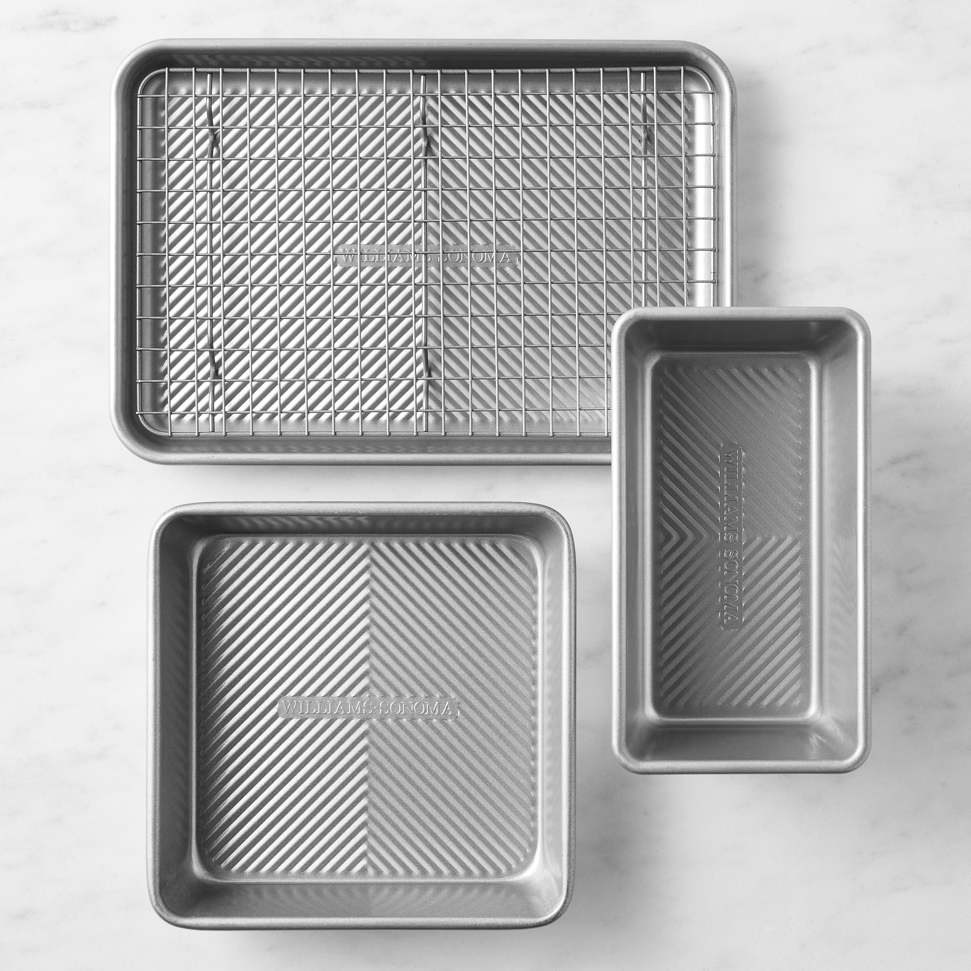 Williams Sonoma Nonstick Cleartouch Toaster Oven Bakeware, Set of 4