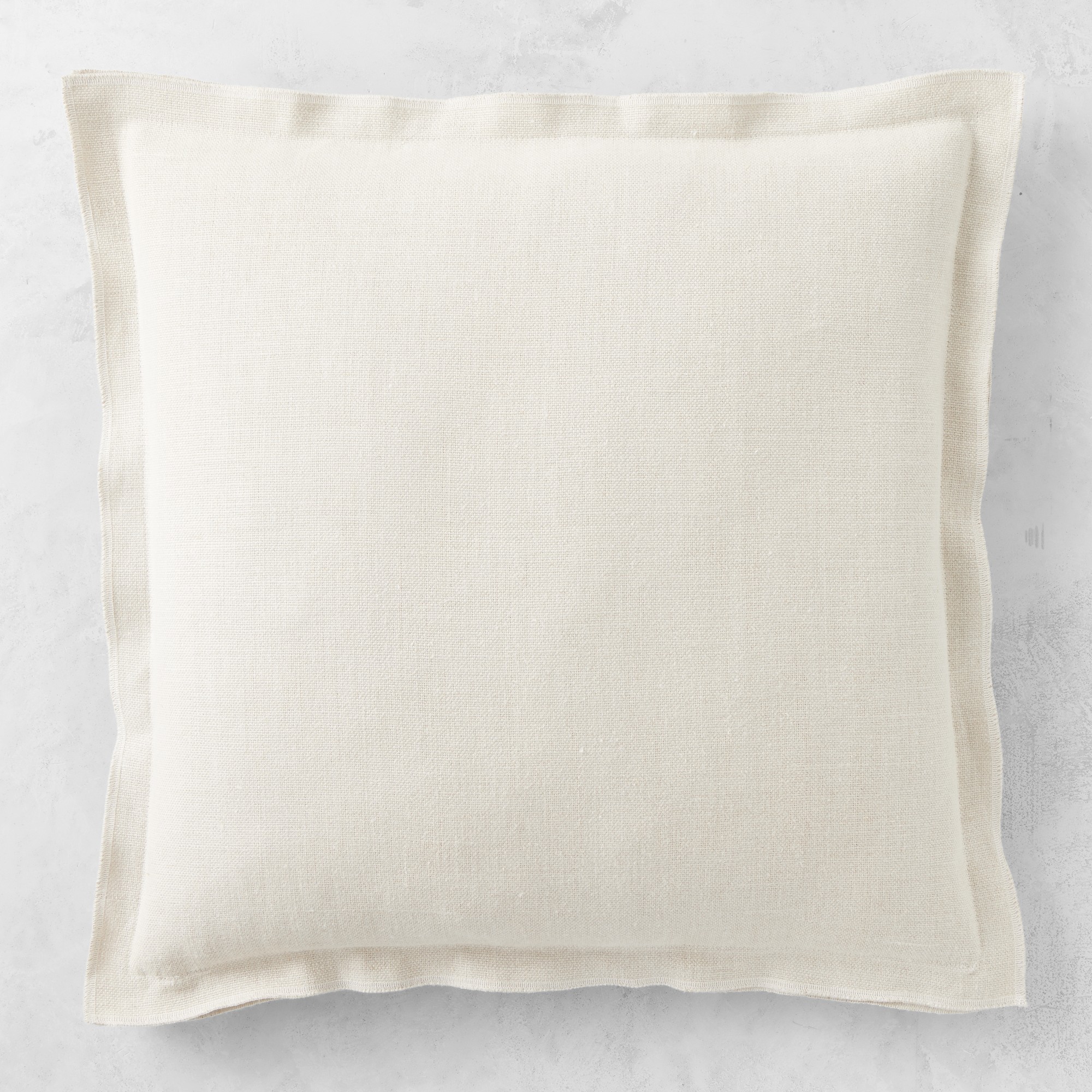 Double Flange Belgian Linen with Libeco™ Pillow Cover