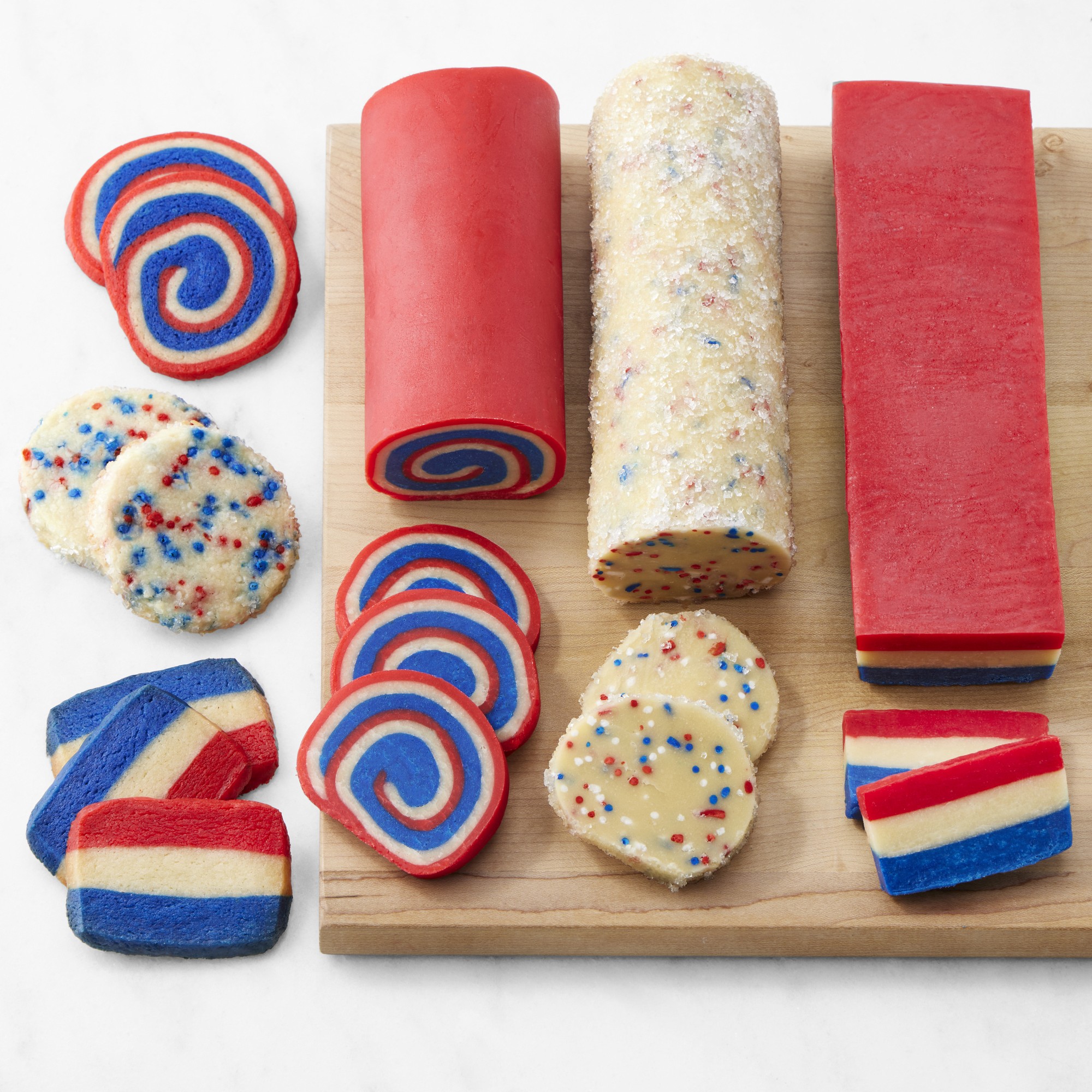 Patriotic Slice & Bake Cookies