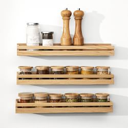 Glass Spice Racks Storage Williams Sonoma