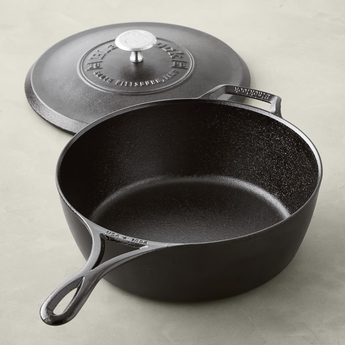 Lodge Blacklock Triple Seasoned Cast Iron Saute Pan 4 Qt Williams Lodge Blacklock Triple Seasoned Cast Iron Saute Pan 4 Qt Williams