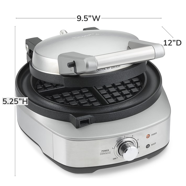 Breville BWM520XL NoMess Waffle Maker, Brushed Stainless, 42 OFF