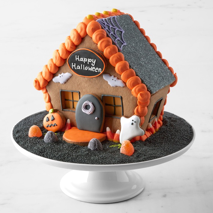 Personalized Halloween Gingerbread House