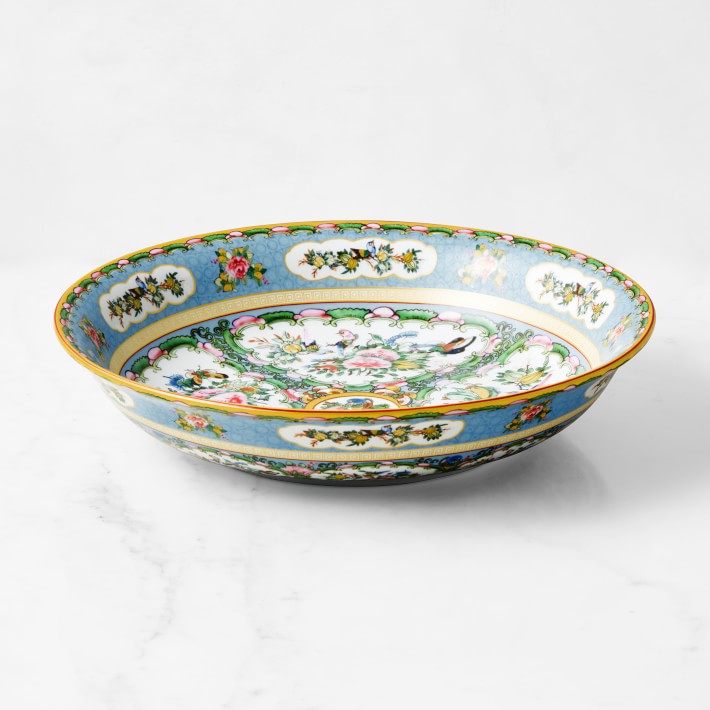 William Sonoma Famille Rose Serving Bowl