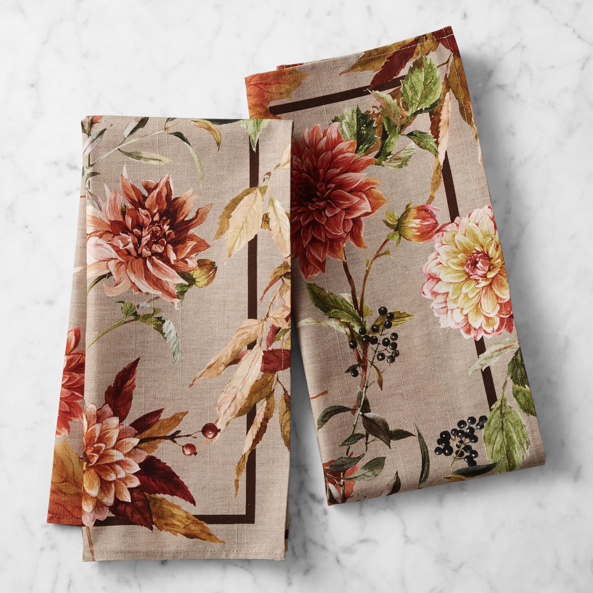 Harvest Bloom Towels, Set of 2