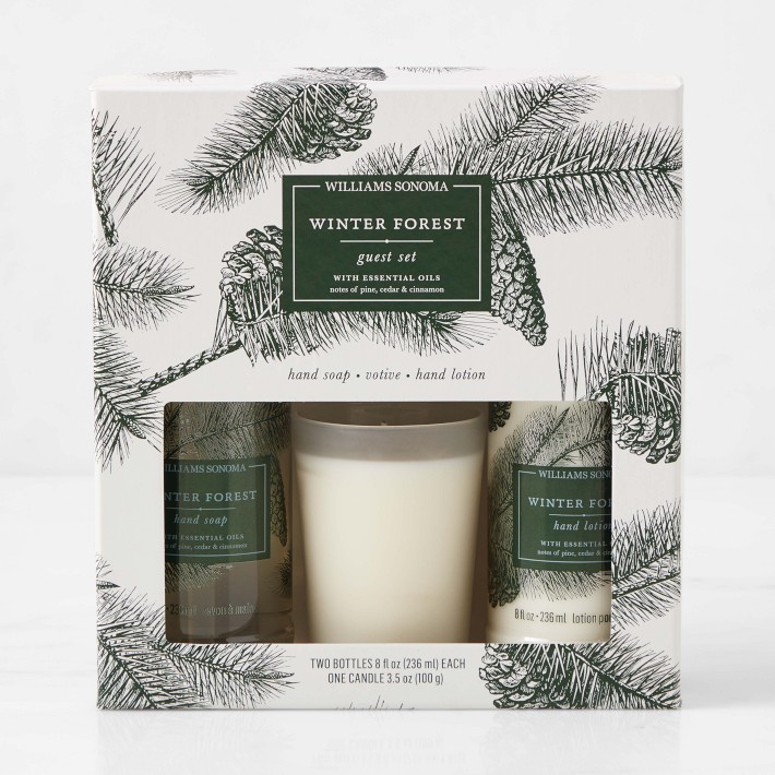 Williams Sonoma Winter Forest Guest Set