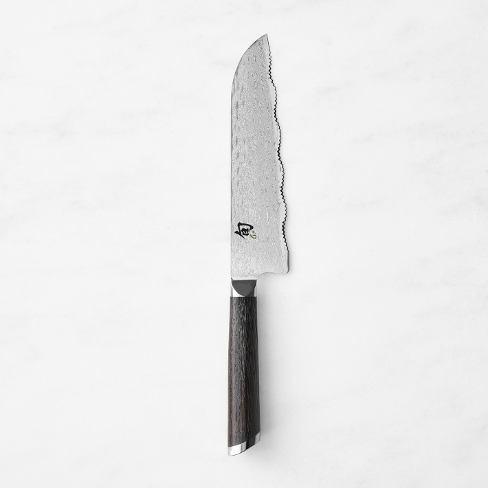 Shun Fuji Serrated Master Utility Knife, 7&quot;