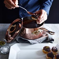 Copper Saucepans + Sauciers | Williams Sonoma