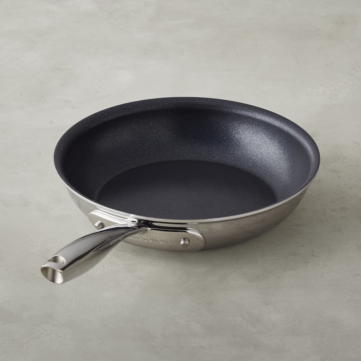 Williams Sonoma Signature Thermo-Clad&#8482; Stainless-Steel Nonstick Fry Pan, 8&quot;