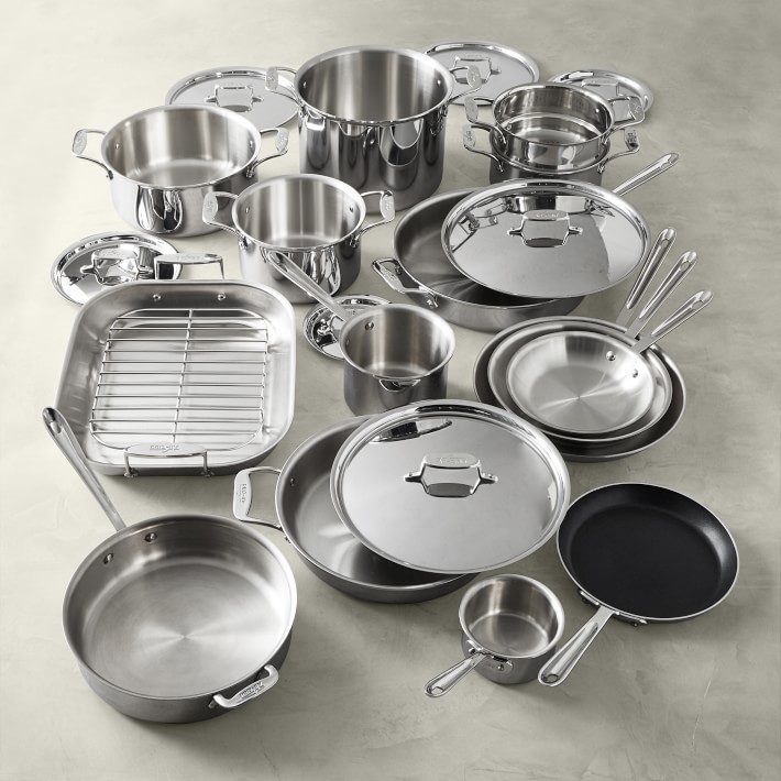 All-Clad d5 Stainless-Steel 23-Piece Ultimate Cookware Set