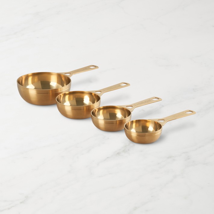 Le Creuset Stainless-Steel Measuring Cups, Set of 4 | Williams Sonoma
