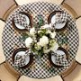 Houndstooth Round Tablecloth