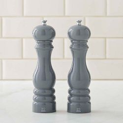 Salt and Pepper Shaker Set,Farmhouse Salt and Pepper Shakers,Vintage Glass  Black and White Shaker Set With Stainless Steel Lid, Easy To Fill And Clean  - 1.57×3.54 