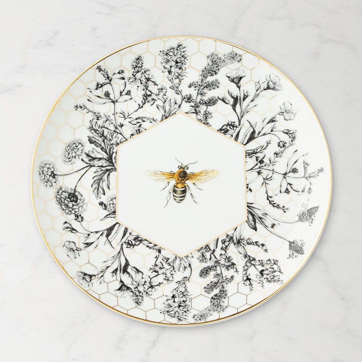 Bee Salad Plates Set of 4