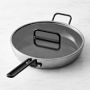 GreenPan&#8482; Stanley Tucci&#8482; Stainless-Steel Ceramic Nonstick Covered Fry Pan, 12&quot;