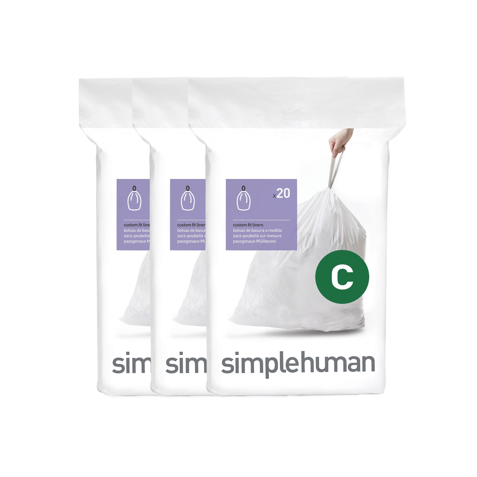 simplehuman™ (C) Custom Fit Liners