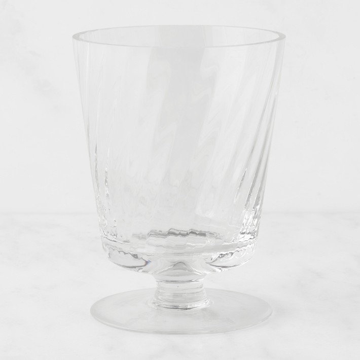 AERIN Soft Spiraling Glass Hurricane Williams Sonoma