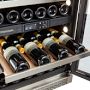 Wine Enthusiast Prestige S 24&quot; Dual Zone Undercounter Smart Wi-Fi Wine Cellar