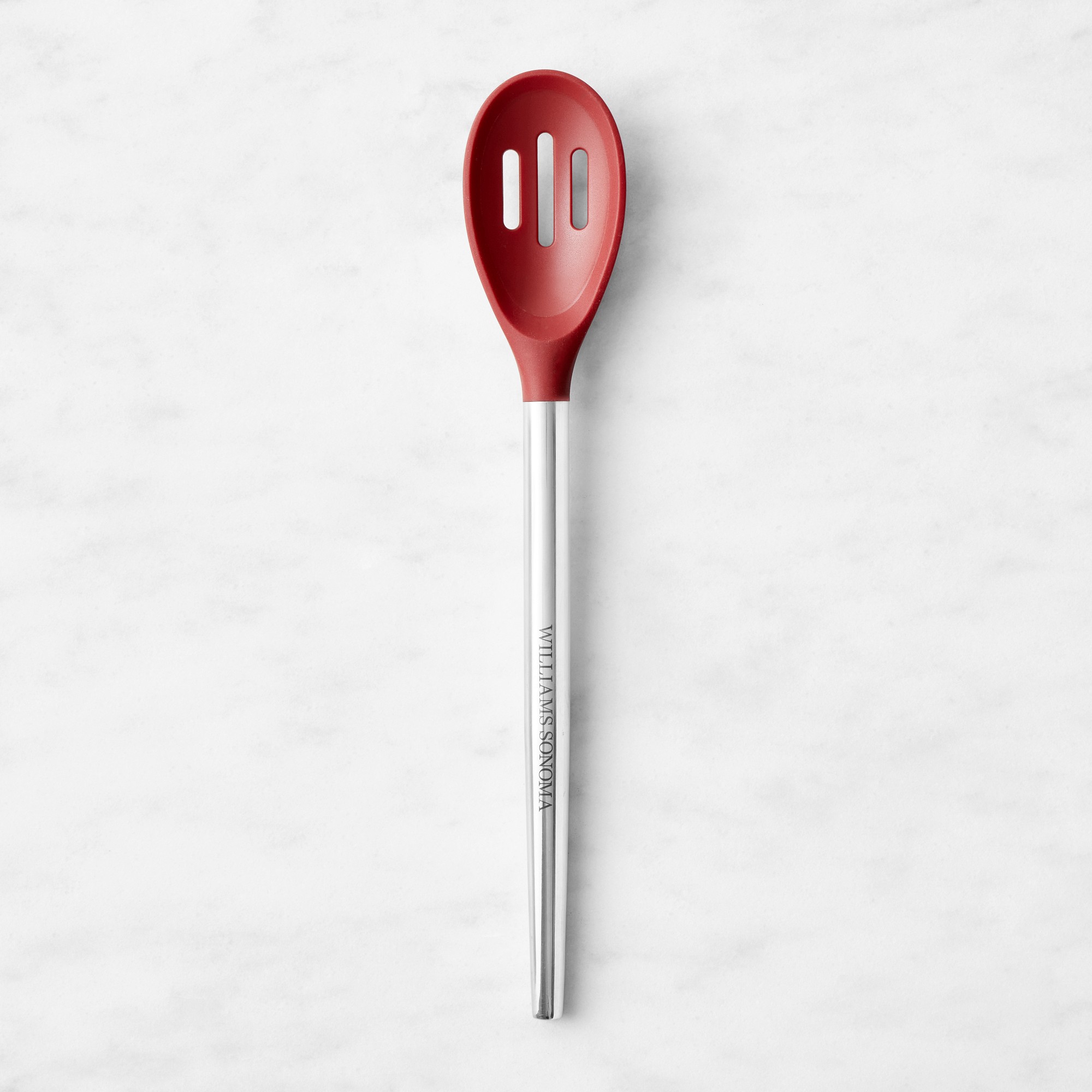 Williams Sonoma Stainless-Steel Silicone Slotted Spoon