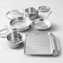 Williams Sonoma Thermo-Clad Stainless Steel 10-Piece Ultimate Cookware and Ovenware Set