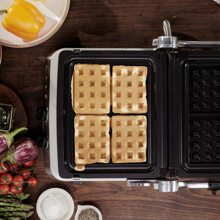 Breville Sear and Press Waffle Plates Waffle Maker Williams Sonoma