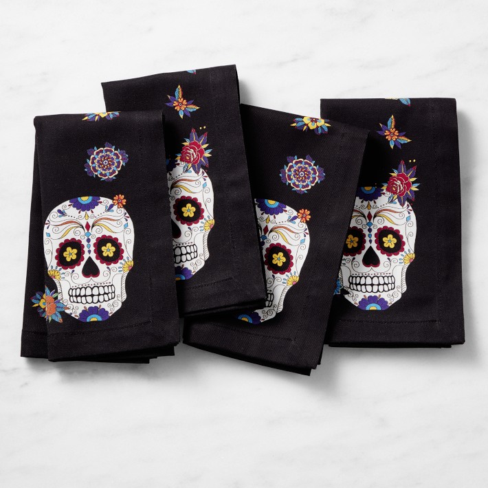 Day of the Dead Napkins, Set of 4