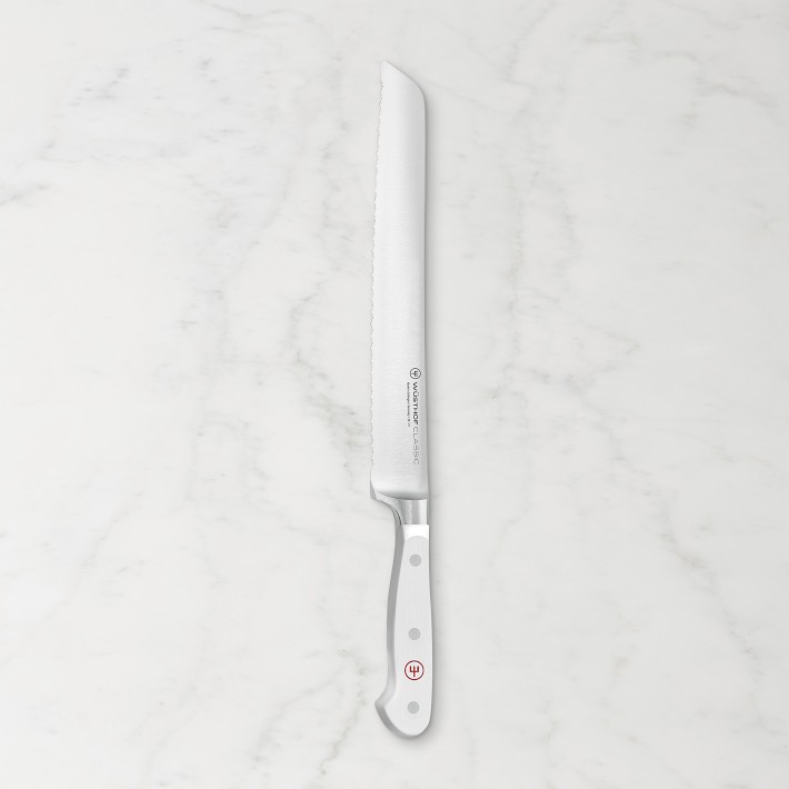 W&#252;sthof Classic White Serrated Bread Knife, 9&quot;