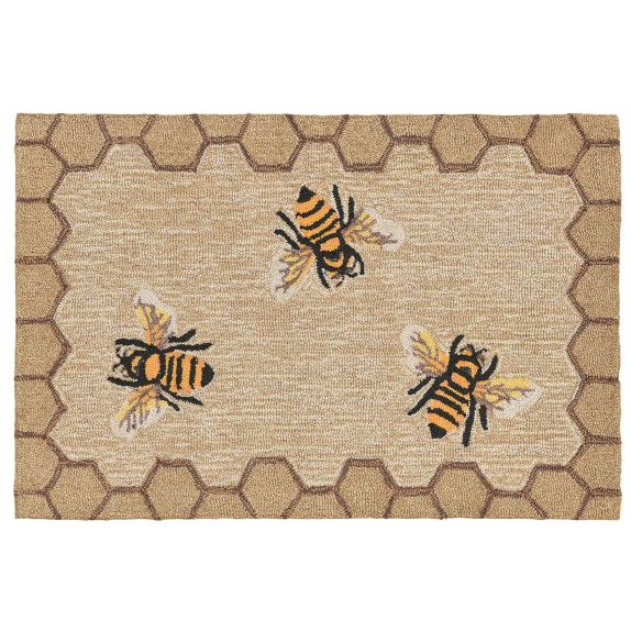 Bee Cushioned Kitchen Mat