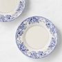 English Floral Appetizer Plates, Set of 4