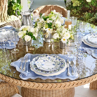 AERIN Garden Bouquet 12 Piece Dinnerware Set Williams Sonoma