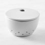 Hold Everything Ceramic Garlic Keeper with Grater Plate