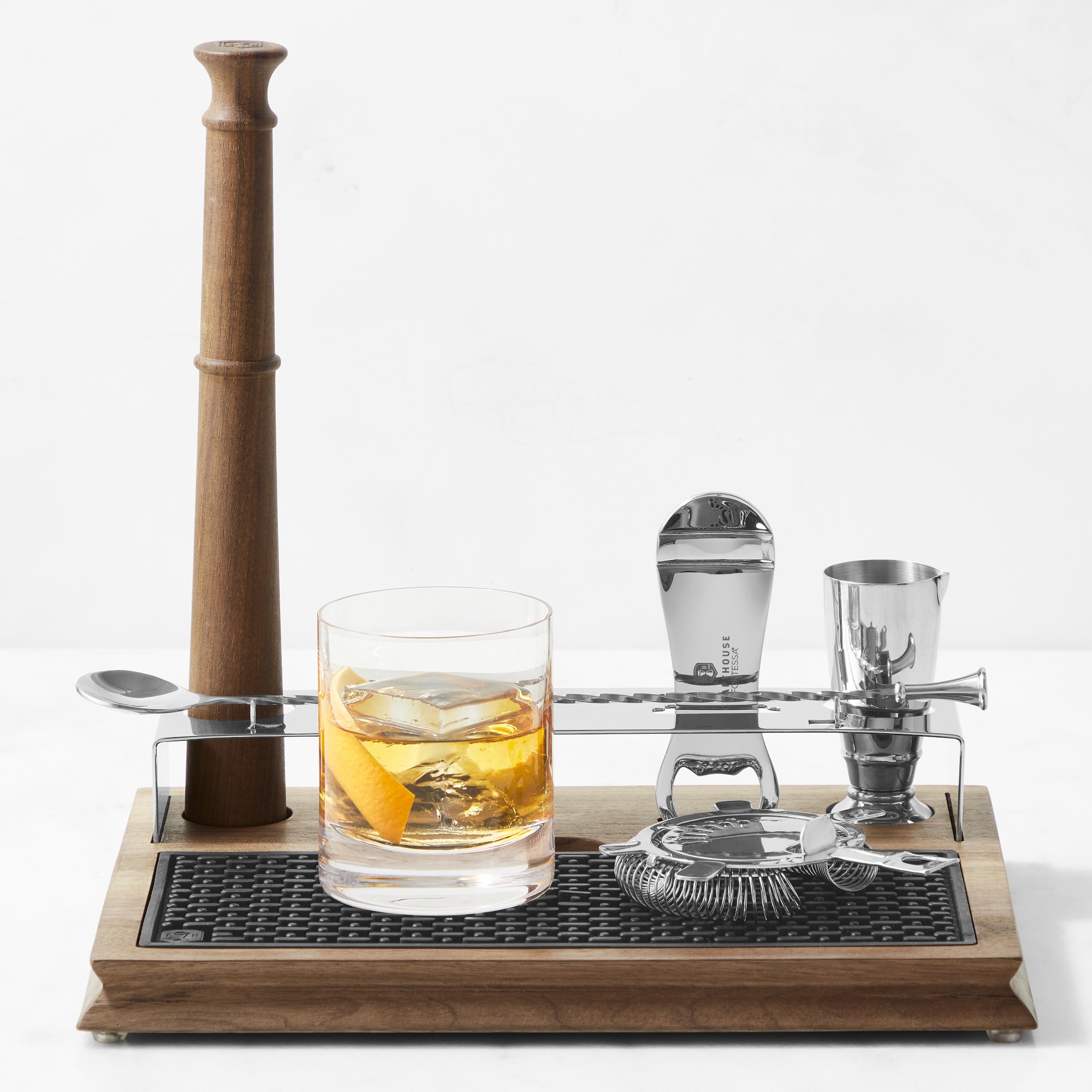 Crafthouse by Fortessa Bar Tools with Stand & Bar Mat