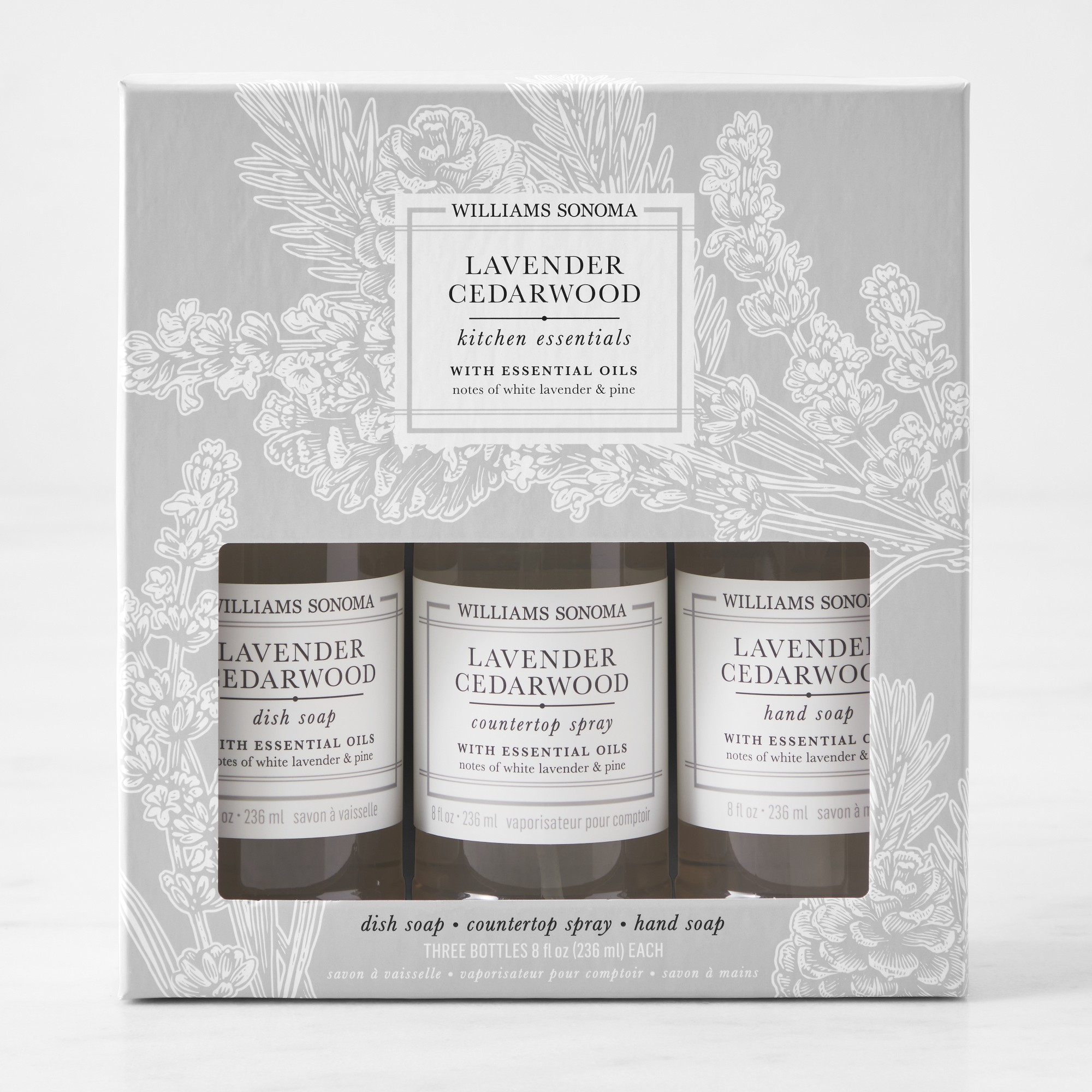 Williams Sonoma Lavender Cedarwood Kitchen Essentials Kit