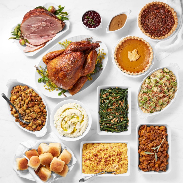 Williams Sonoma Ultimate Ham and Turkey Thanksgiving Dinner, Serves 12