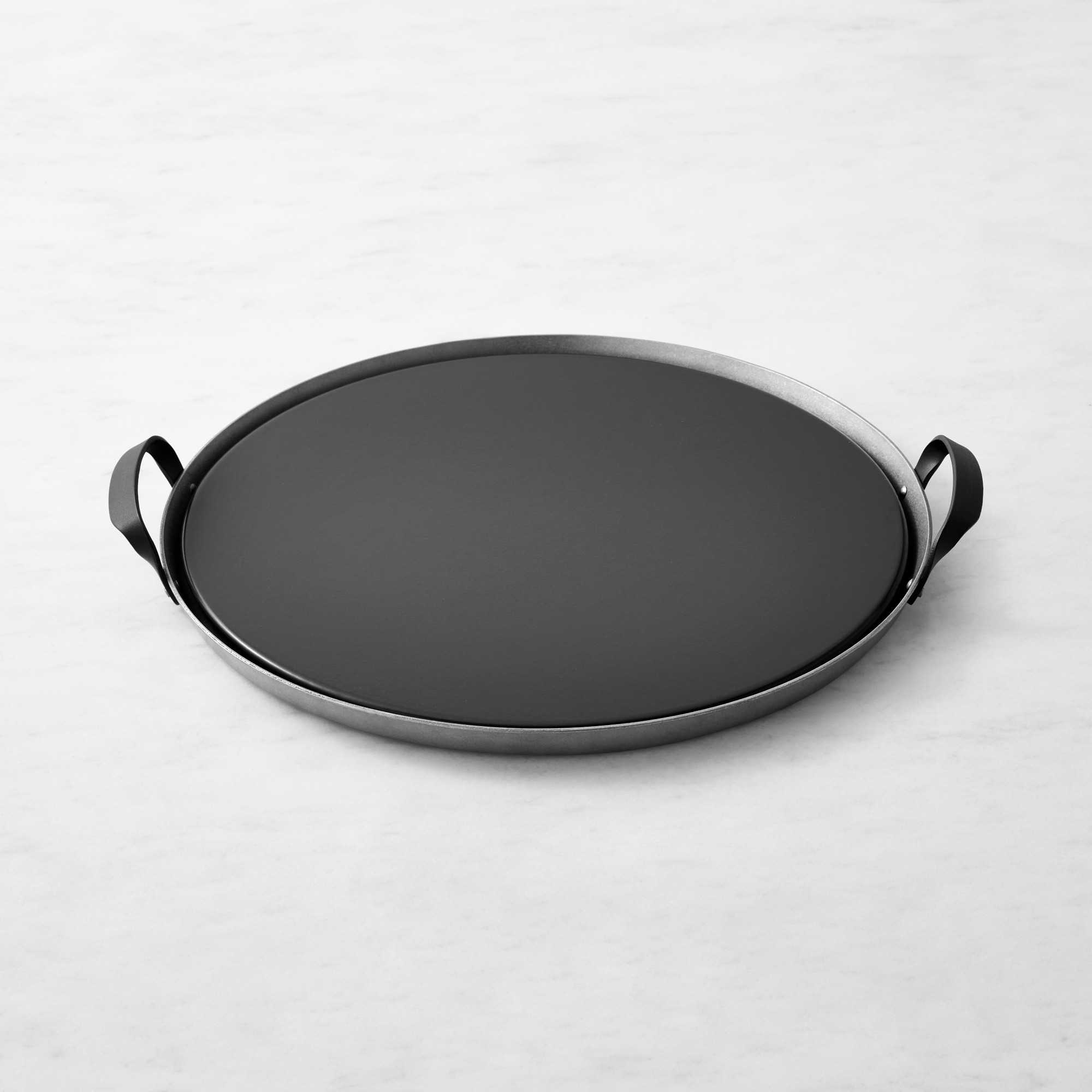 Williams Sonoma Stainless-Steel Outdoor Pizza Pan & Stone
