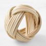 AERIN Braided Woven Napkin Rings, Set of 4