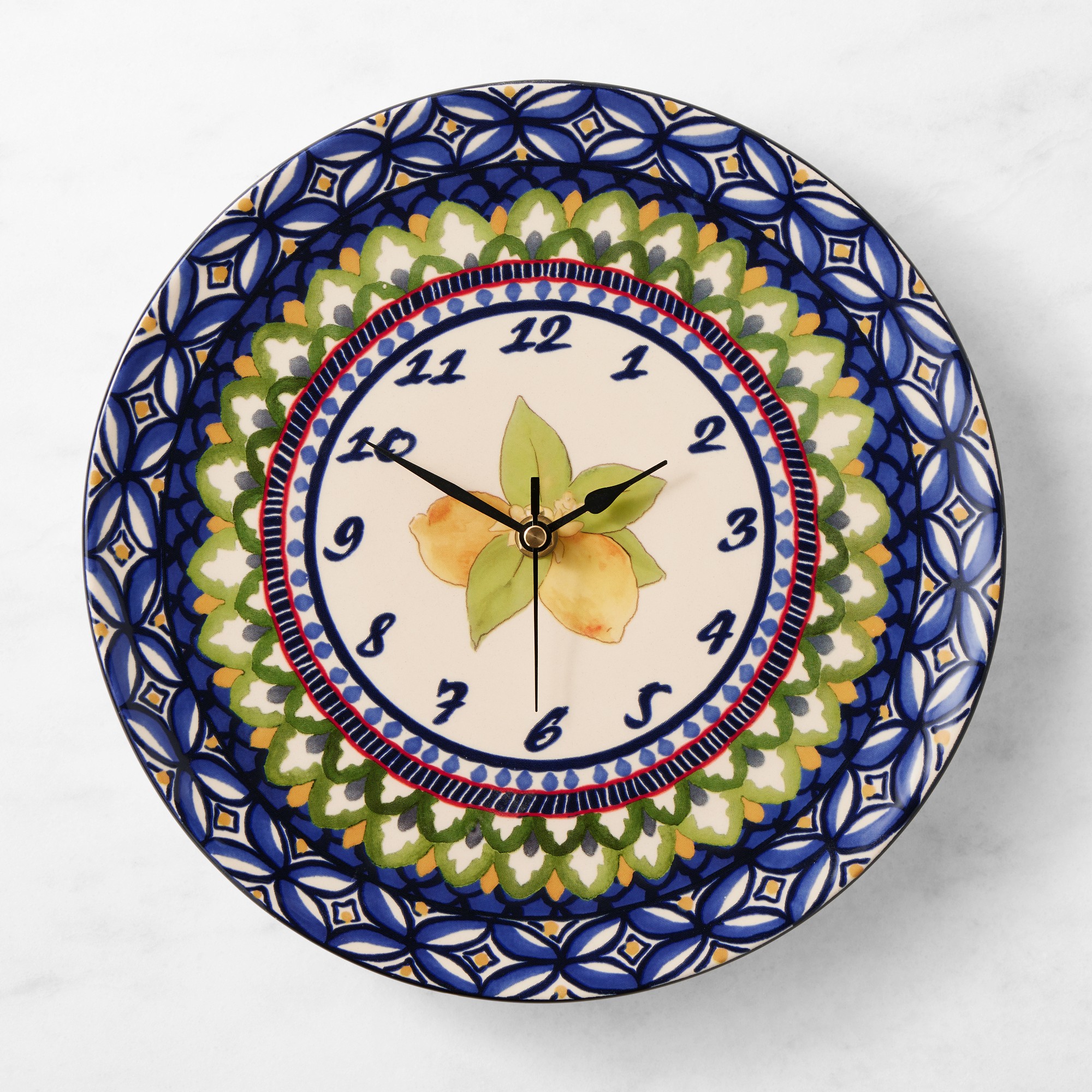 Williams Sonoma Sicily Ceramic Clock