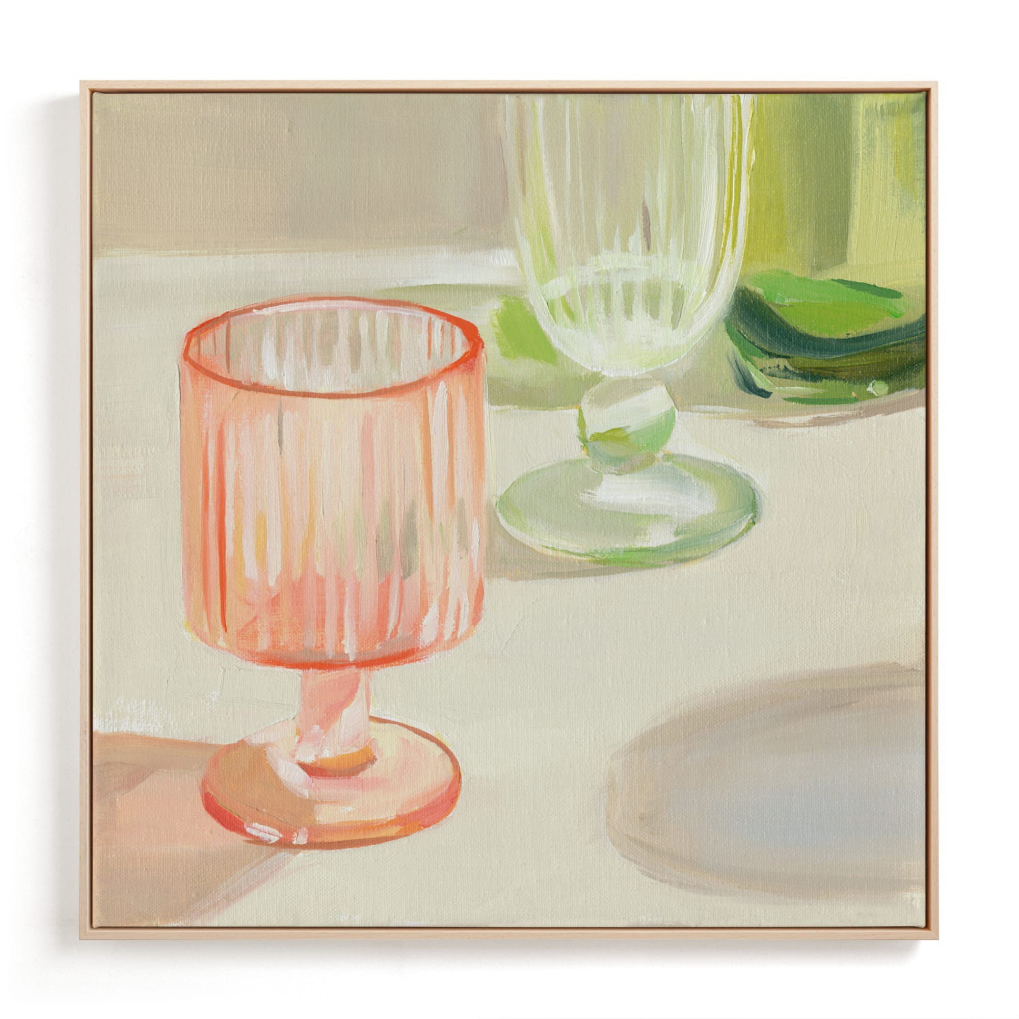 Rainbow Glassware Open Edition Kitchen Art by Minted