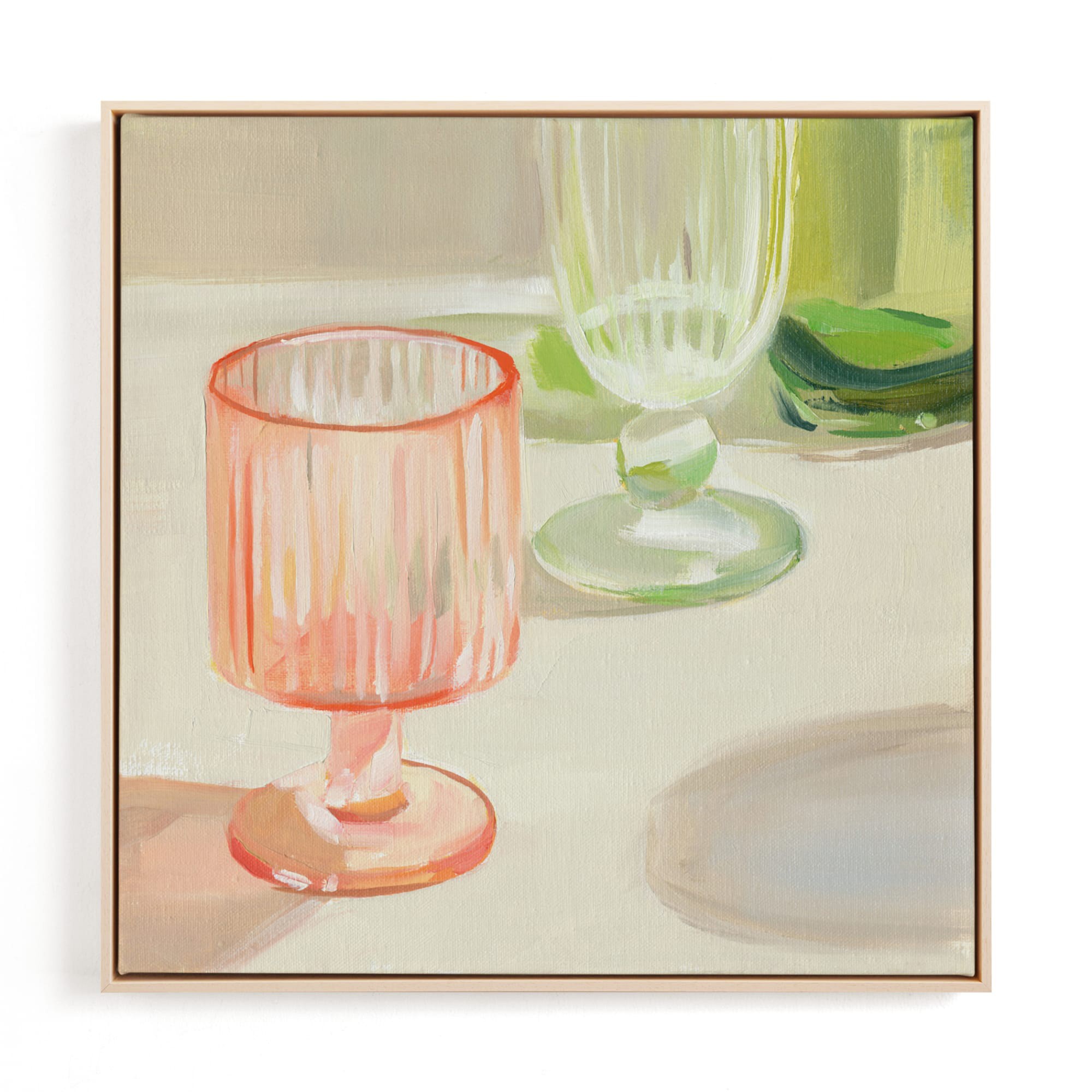 Rainbow Glassware Open Edition Kitchen Art by Minted