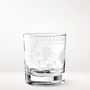 Vintage Etched Double Old-Fashioned Glasses