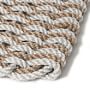 The Rope Co. Fog Gray &amp; Sand Doormat