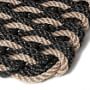 The Rope Co. Charcoal &amp; Charcoal &amp; Sand Doormat