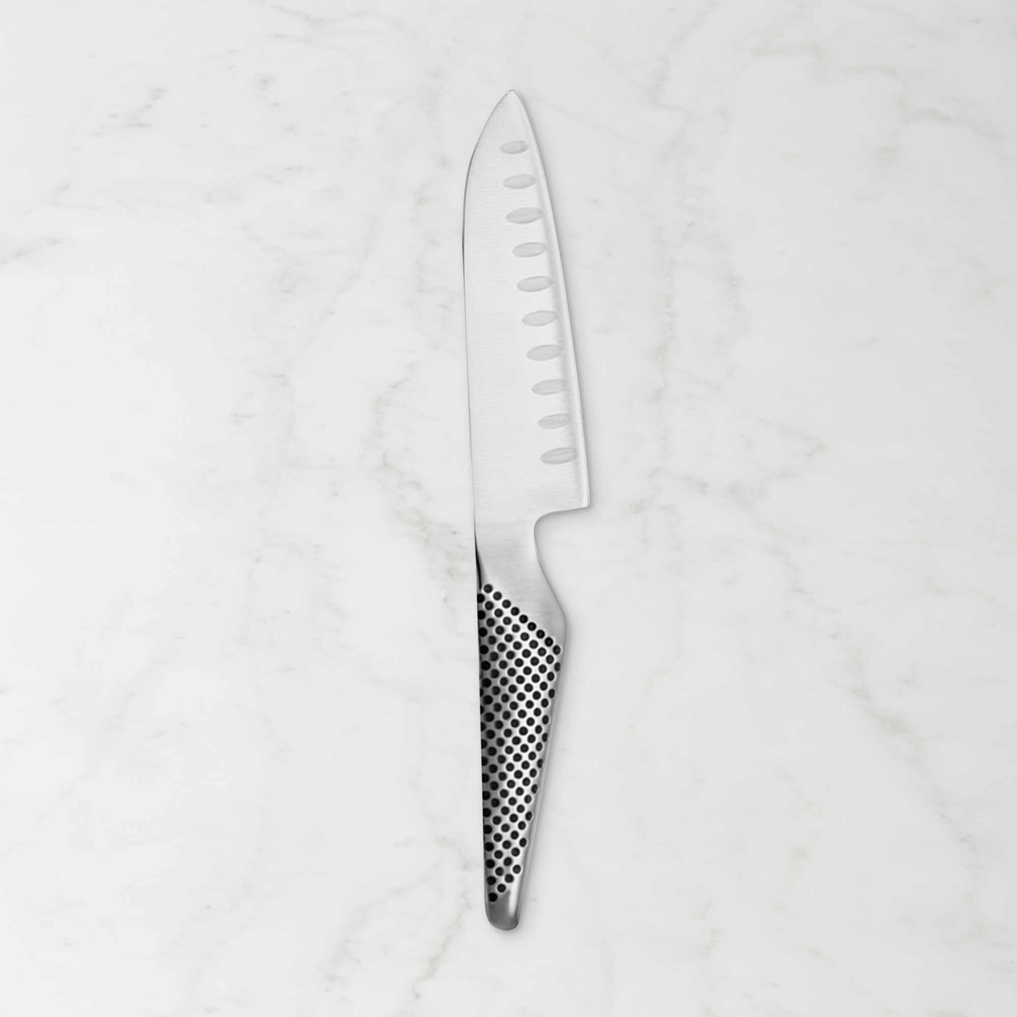 Global Classic Hollow-Ground Santoku Knife, 5"