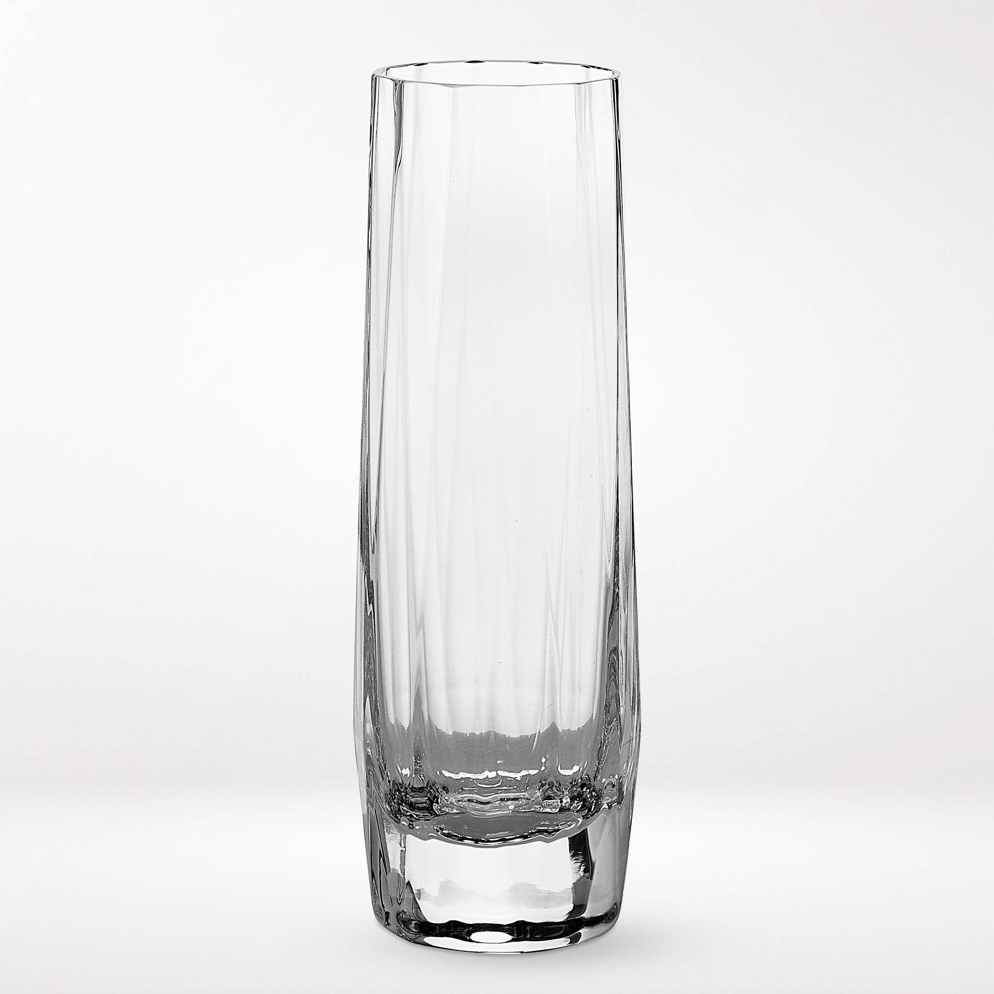 Williams Sonoma Faceted Stemless Flute Glasses