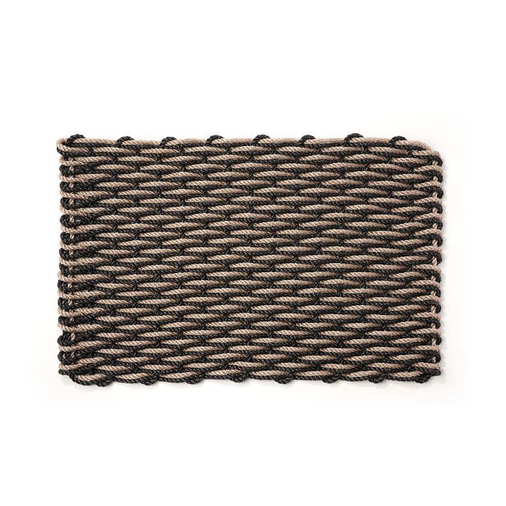 The Rope Co. Sand &amp; Charcoal Doormat